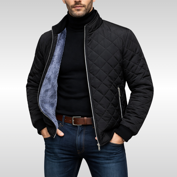 Fleece Lined Quilted Jacket