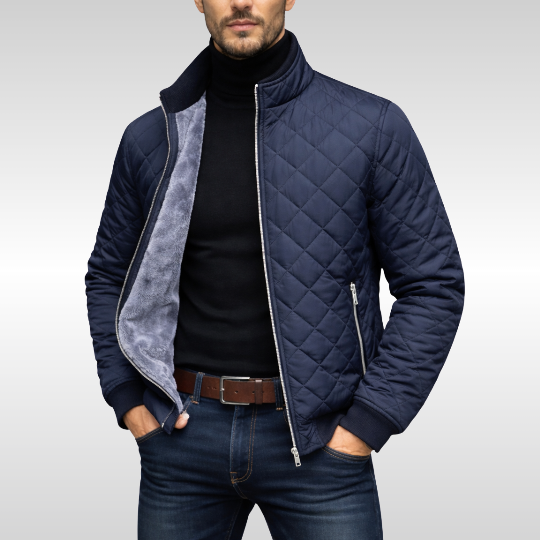 Fleece Lined Quilted Jacket