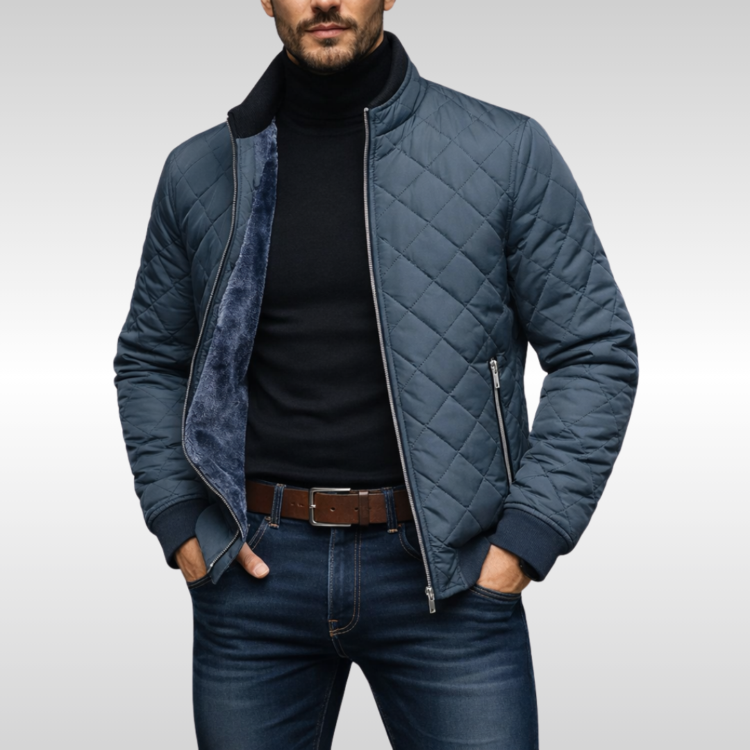 Fleece Lined Quilted Jacket