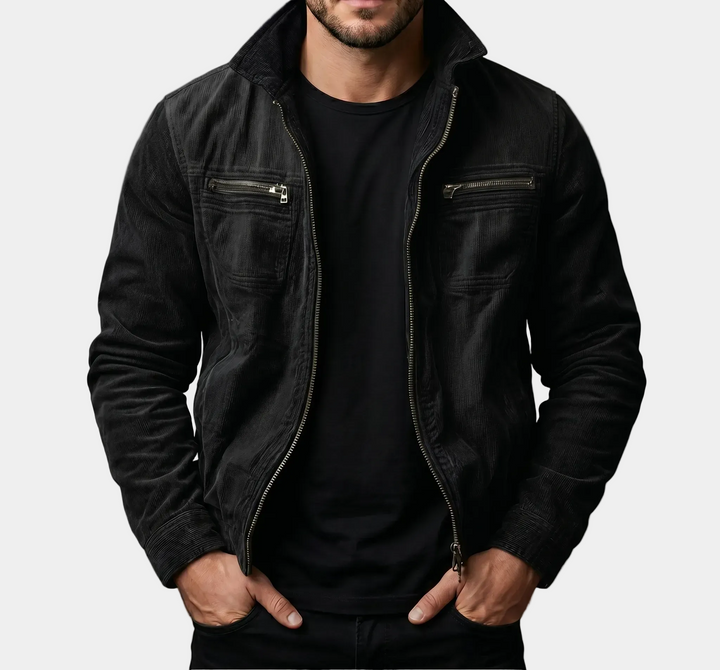 Slim-Fit Corduroy Jacket