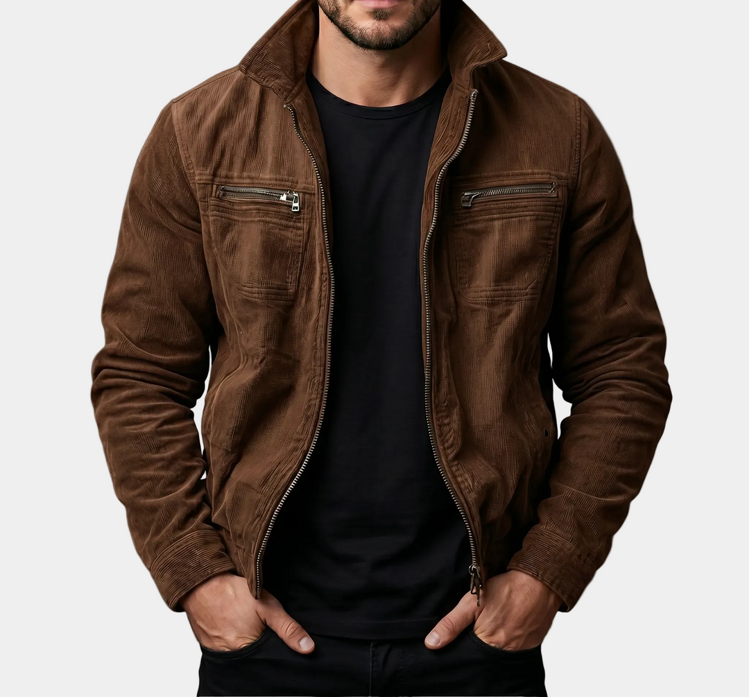 Slim-Fit Corduroy Jacket