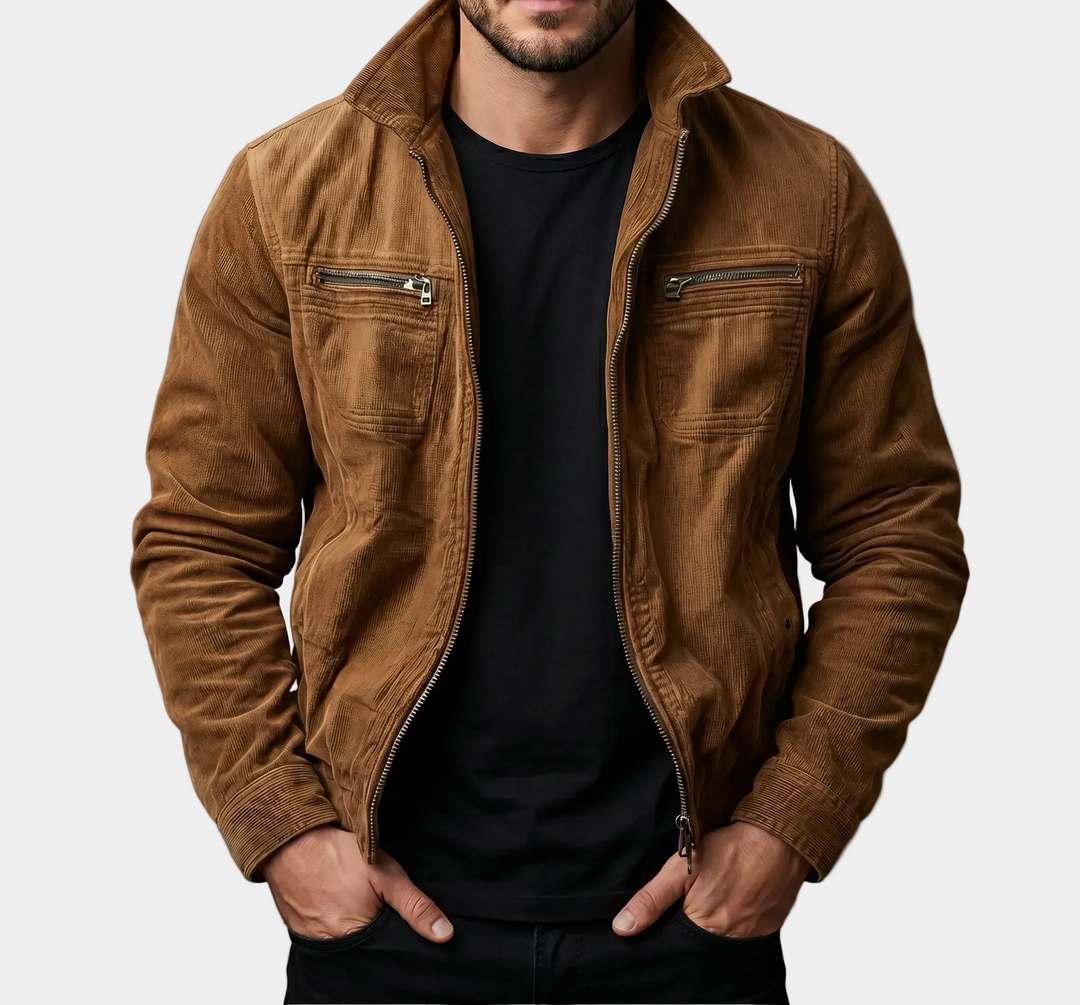 Slim-Fit Corduroy Jacket