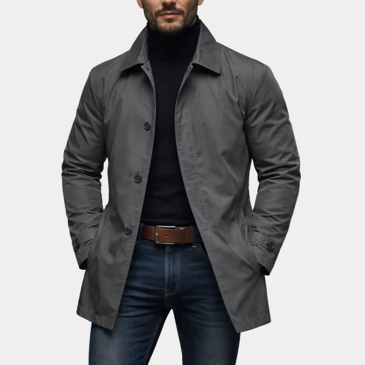 Water-Resistant Quilted Coat