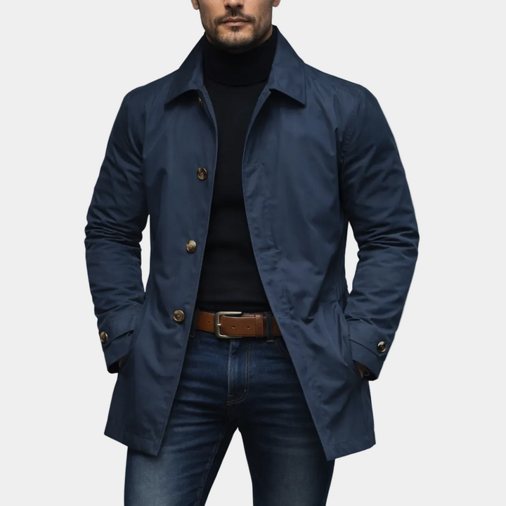 Water-Resistant Quilted Coat