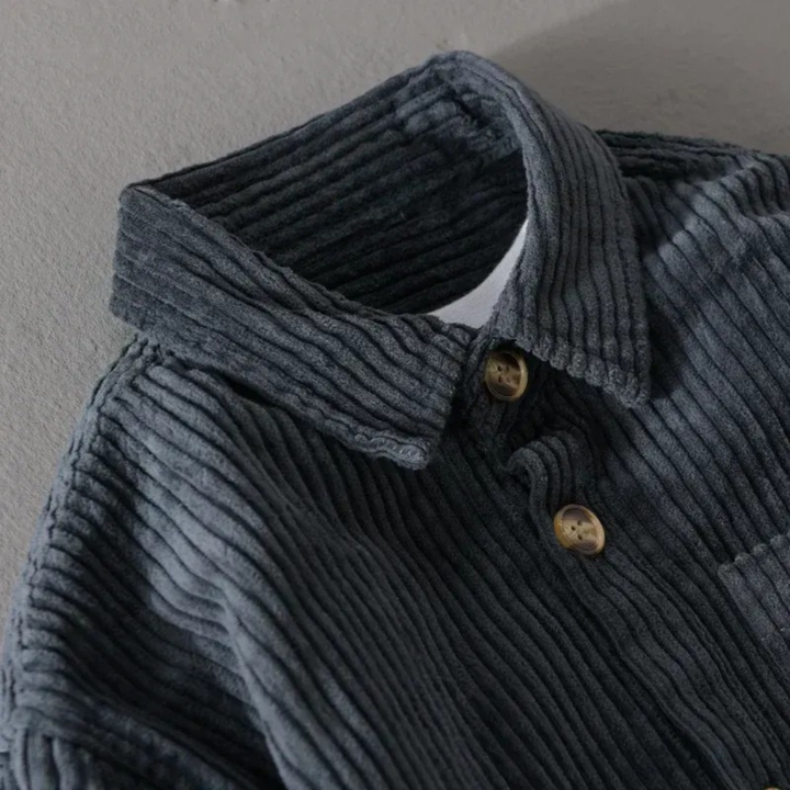 Long-Sleeve Corduroy Shirt