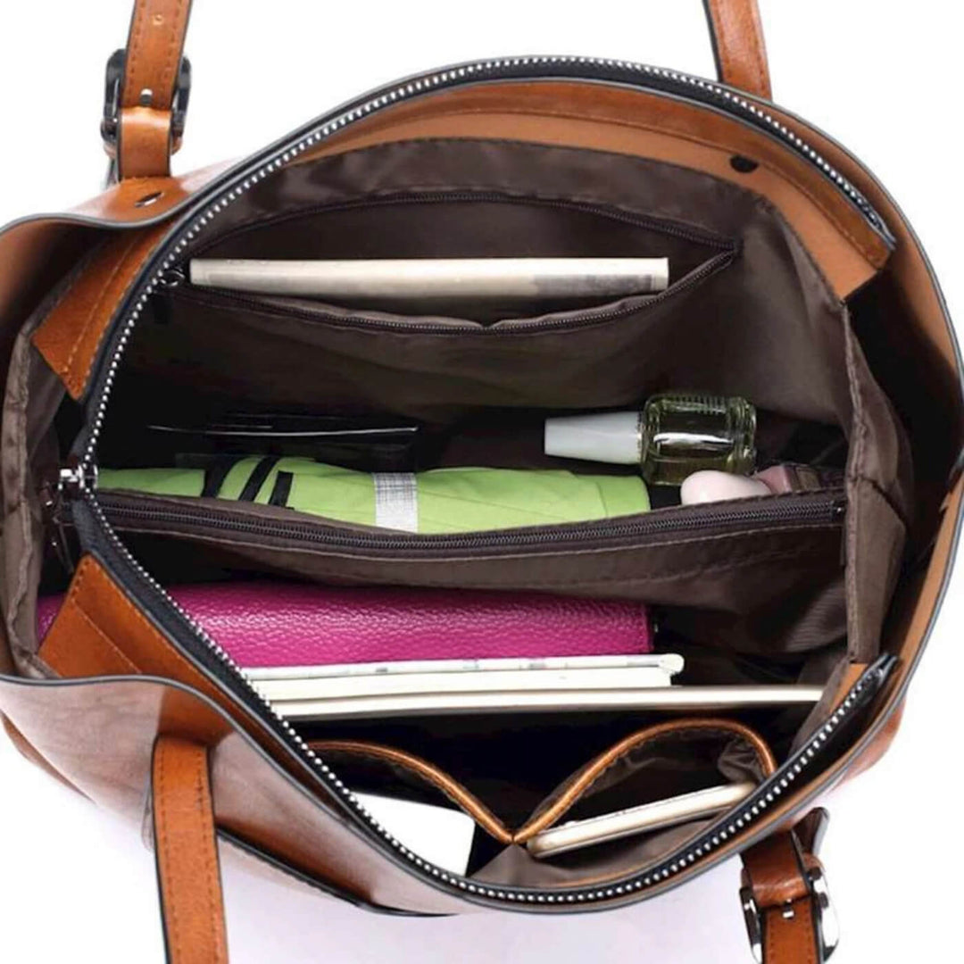 Everyday Oil-Wax Leather Tote Bag