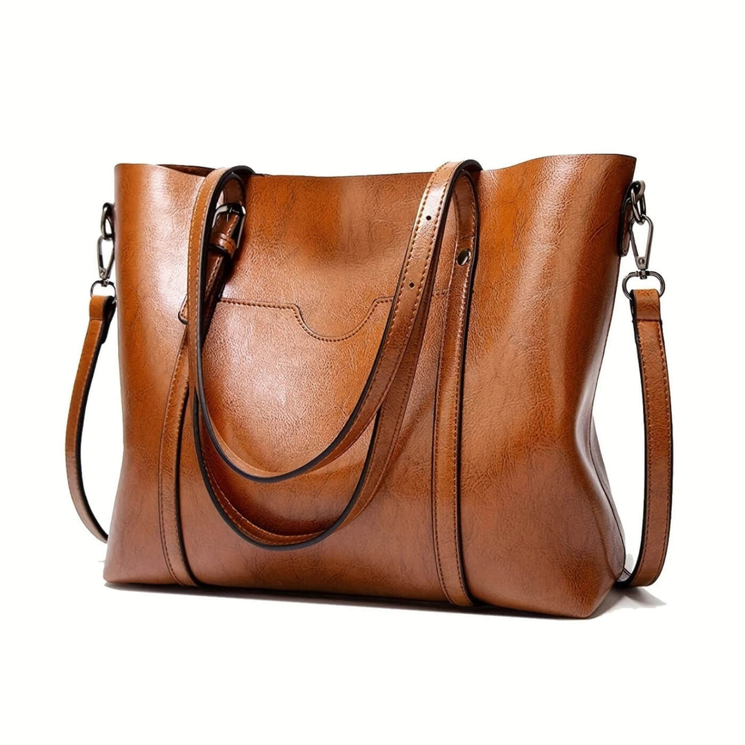 Everyday Oil-Wax Leather Tote Bag