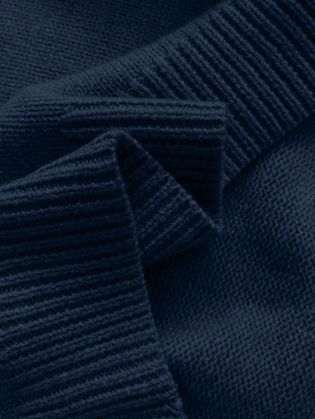 Lace-Trim V-Neck Jumper