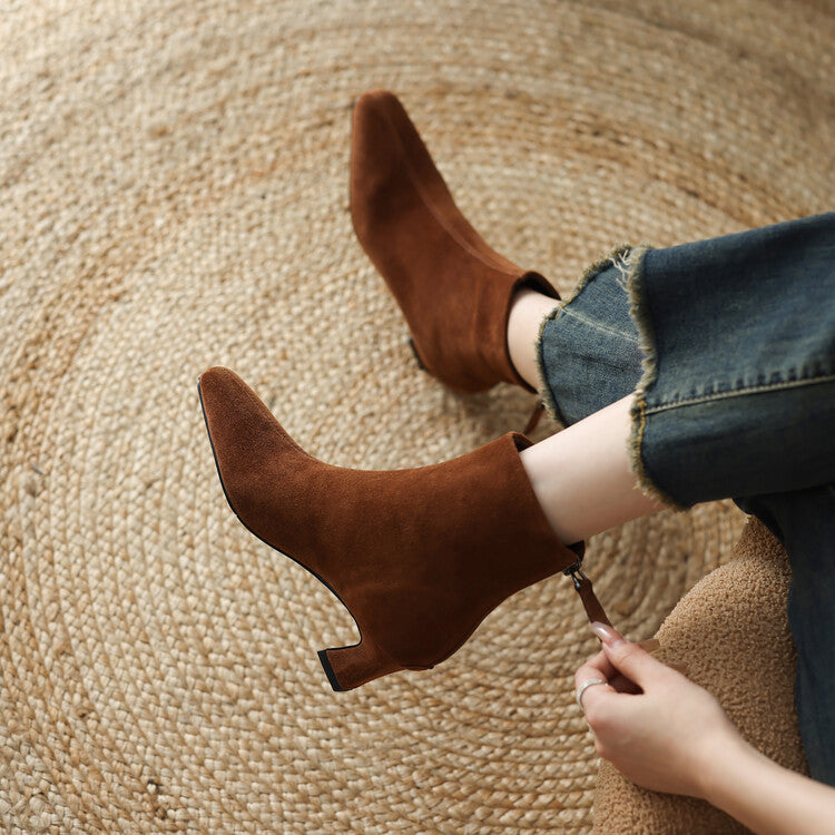 Faye | Suede Boots