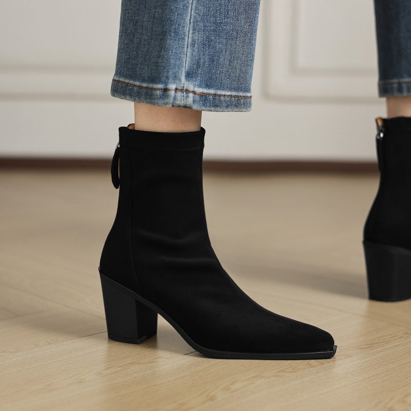 Coralie | Suede Boots