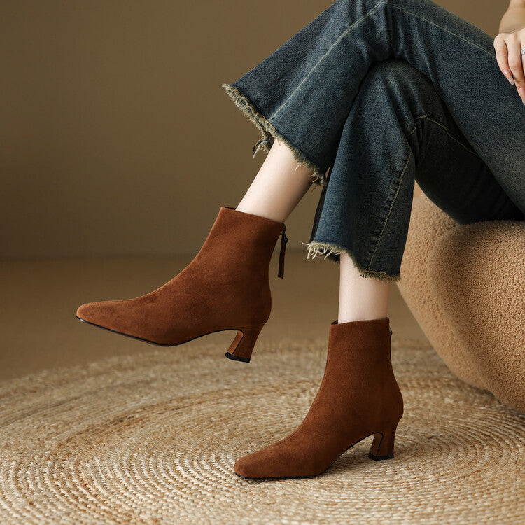 Faye | Suede Boots