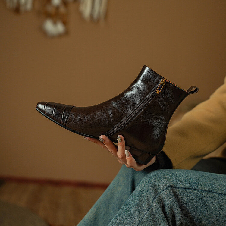 Christine | Leather Boots