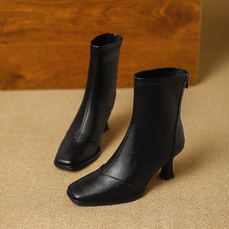 Colleen | Leather Boots