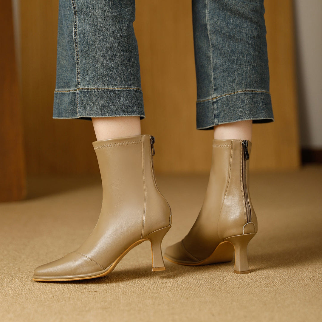 Colleen | Leather Boots