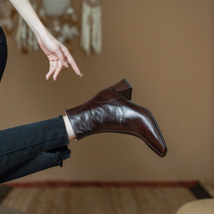 Glenda | Leather Boots