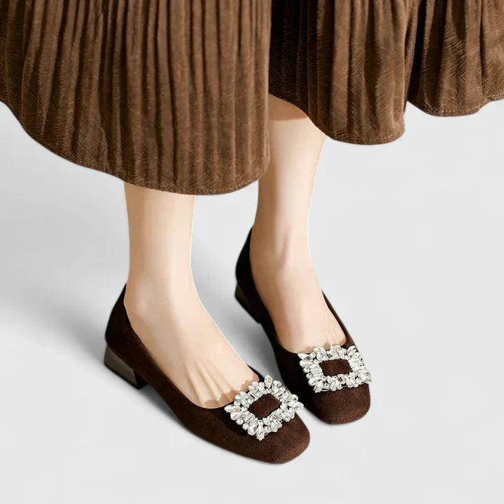 Low-Heel Padded Sole Loafers