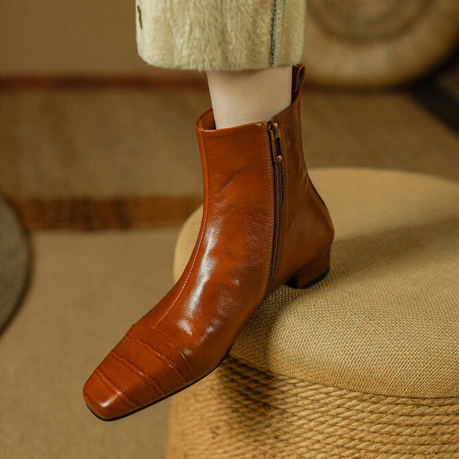 Christine | Leather Boots
