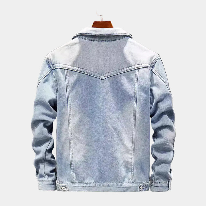 Fleece-Lined Denim Jacket