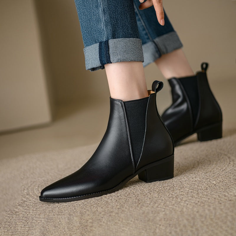 Helen | Leather Boots
