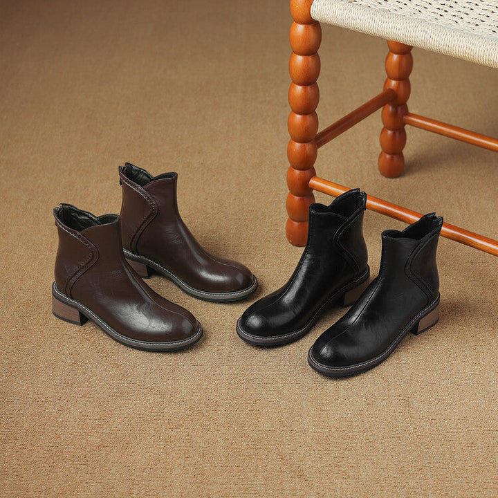 Lynette | Leather Boots