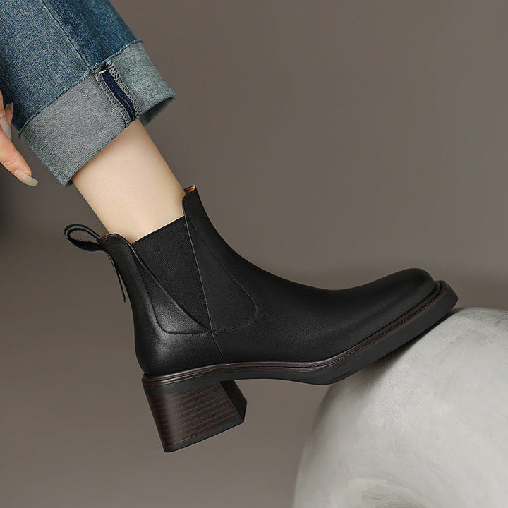 Yvonne | Leather Boots