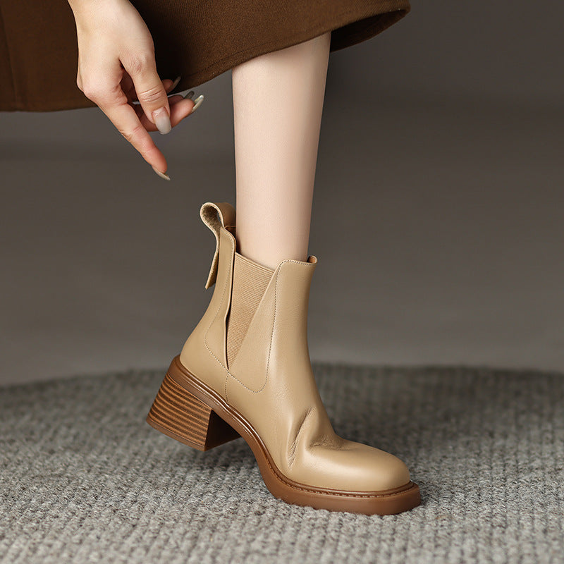 Yvonne | Leather Boots