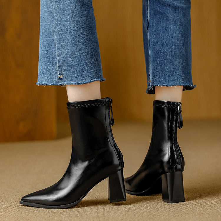 Pamela | Leather Boots