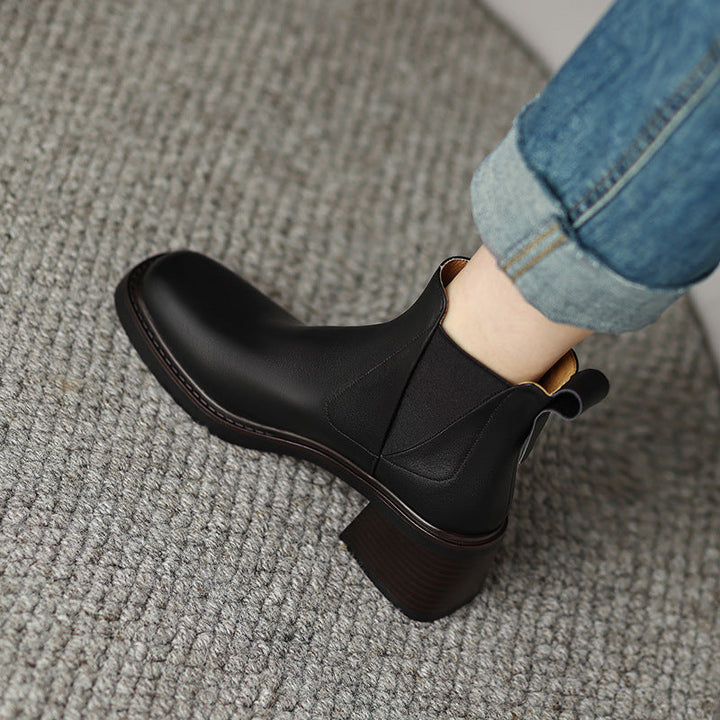Yvonne | Leather Boots