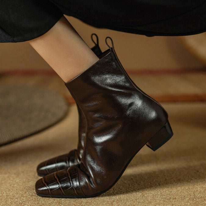 Christine | Leather Boots