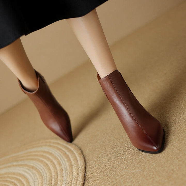 Noelene | Leather Boots