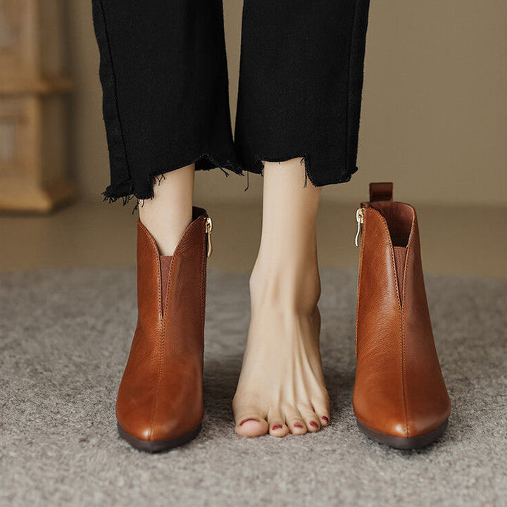 Catherine | Leather Boots