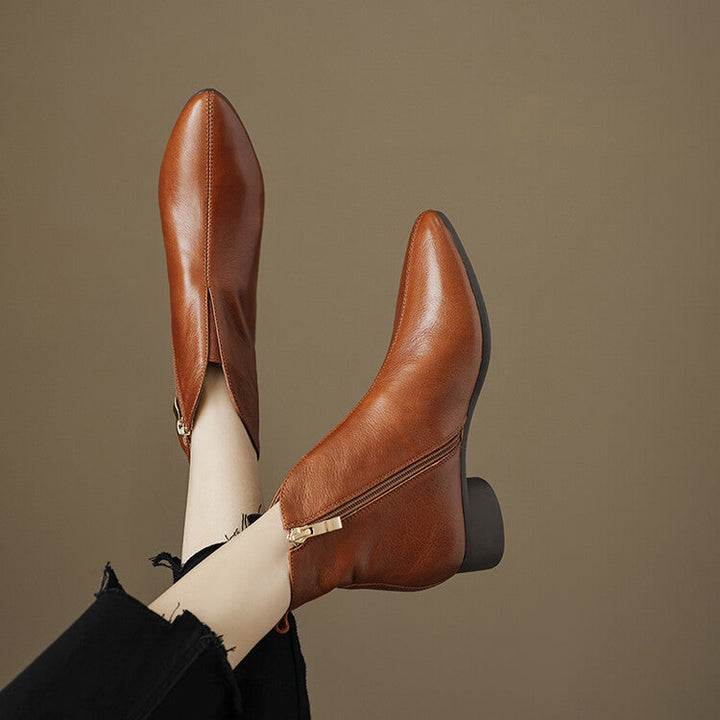 Catherine | Leather Boots