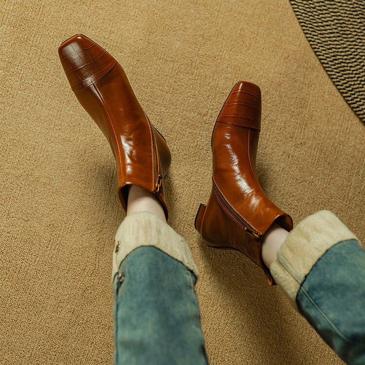 Christine | Leather Boots