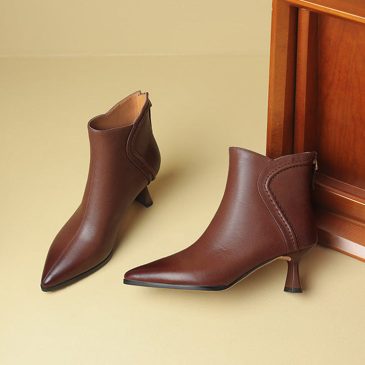 Noelene | Leather Boots