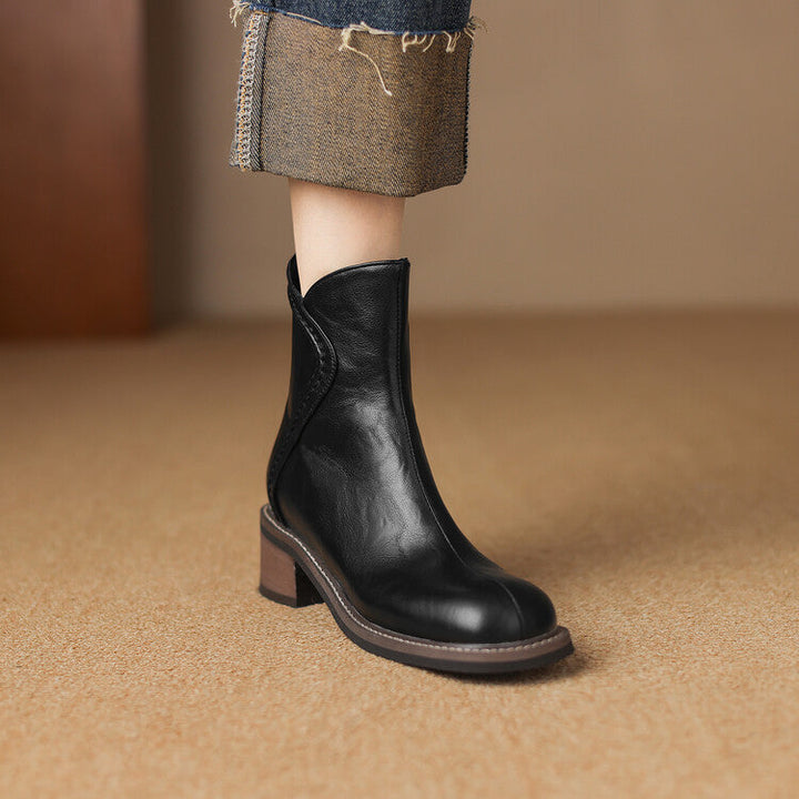 Lynette | Leather Boots