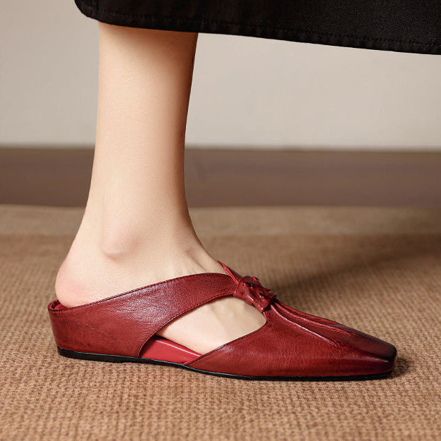 Lola Genuine Leather Mules