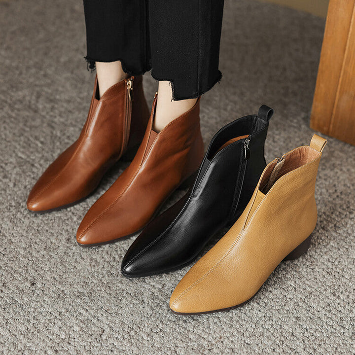 Catherine | Leather Boots