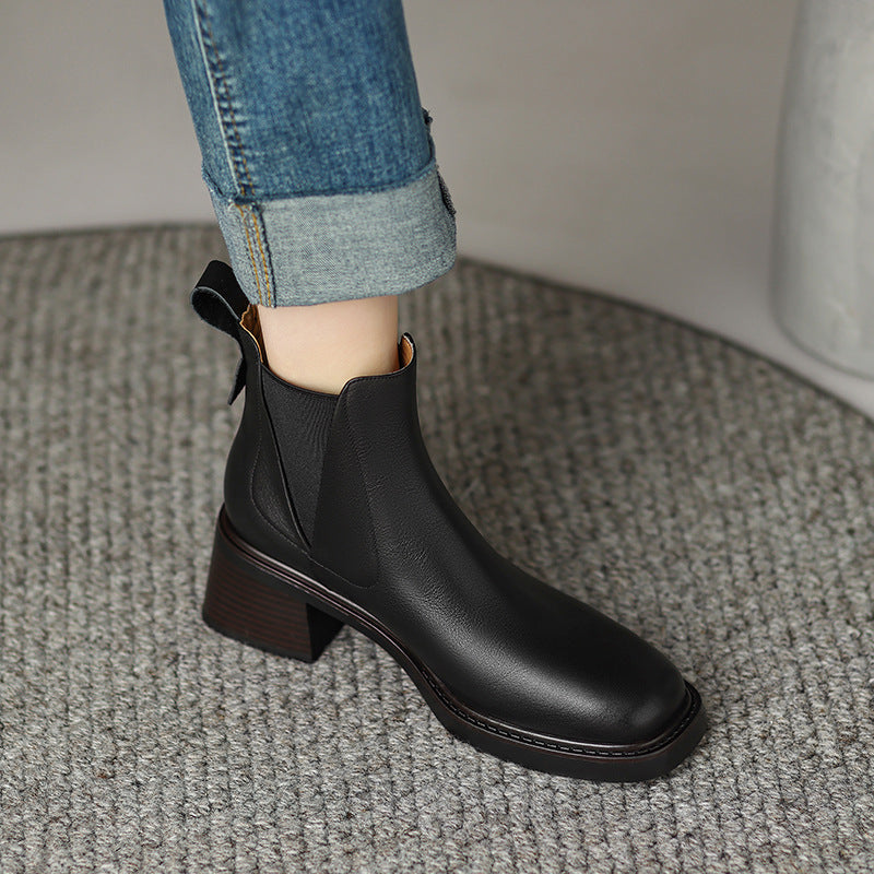 Yvonne | Leather Boots