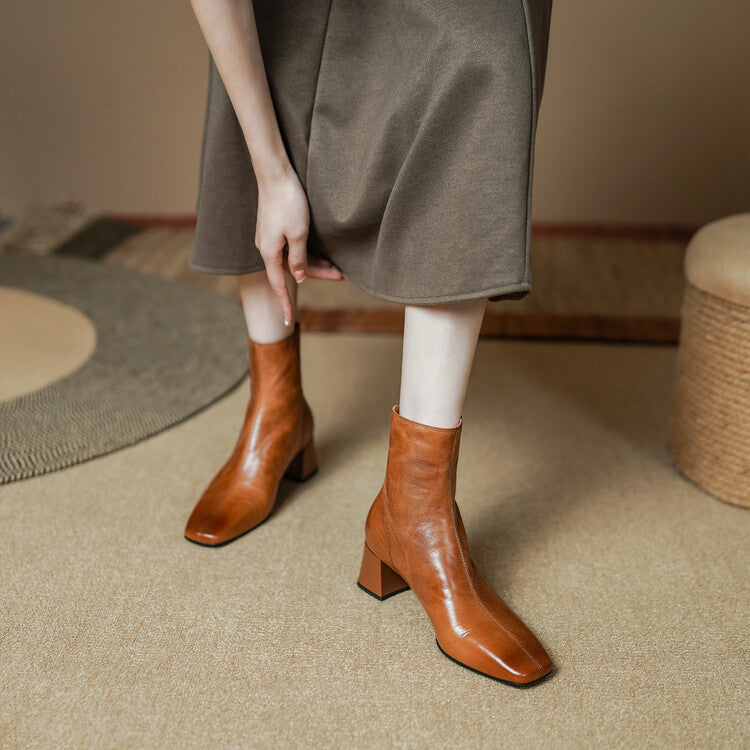 Glenda | Leather Boots