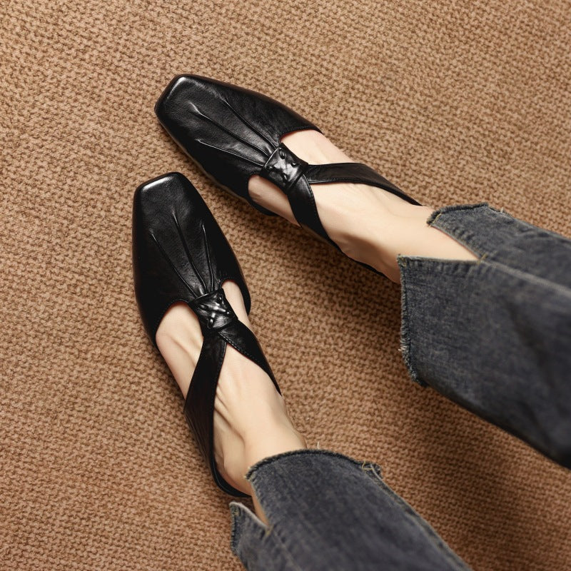 Lola Genuine Leather Mules