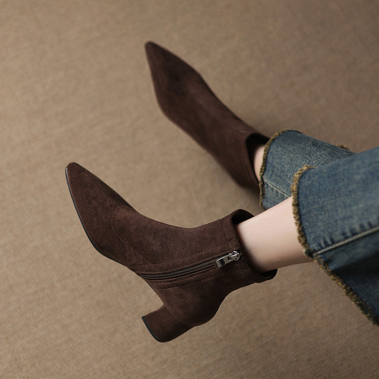 Cheryl | Suede Boots