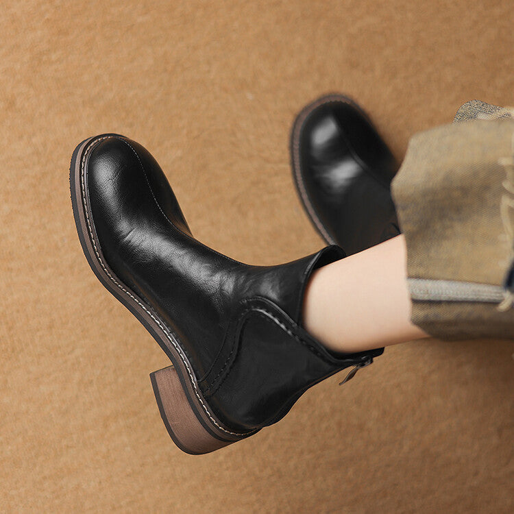 Lynette | Leather Boots