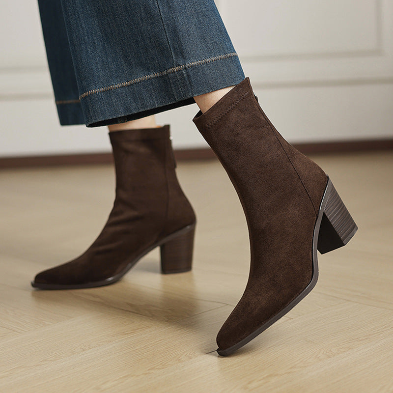Coralie | Suede Boots