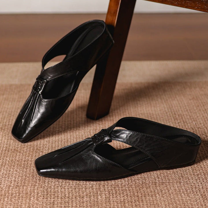Lola Genuine Leather Mules