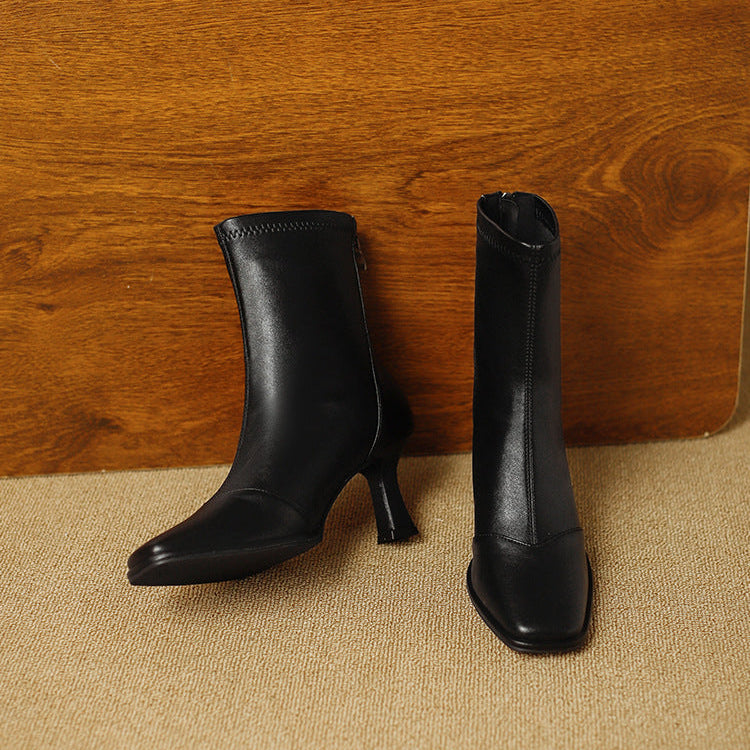 Colleen | Leather Boots