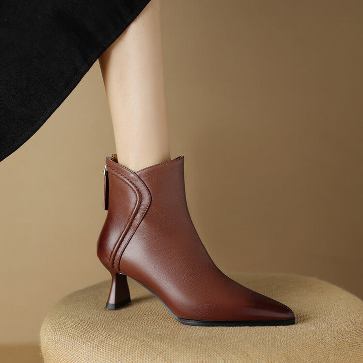 Noelene | Leather Boots