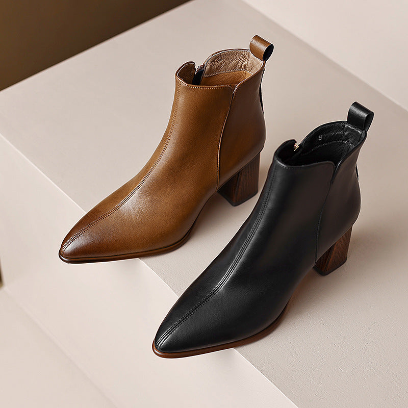 Annette | Leather Boots