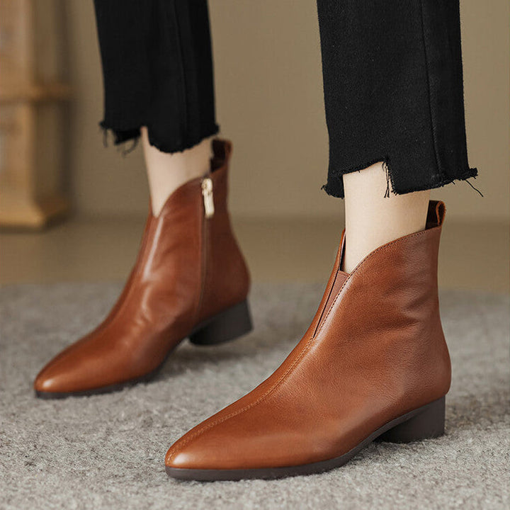 Catherine | Leather Boots