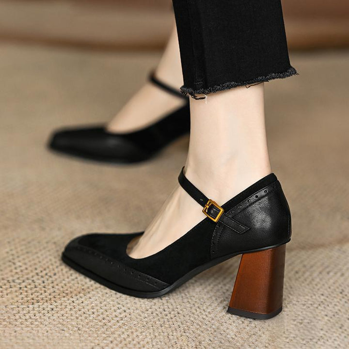 Lior Leather Heels