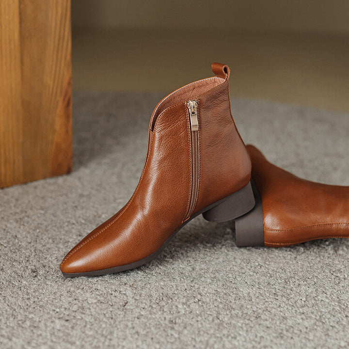 Catherine | Leather Boots